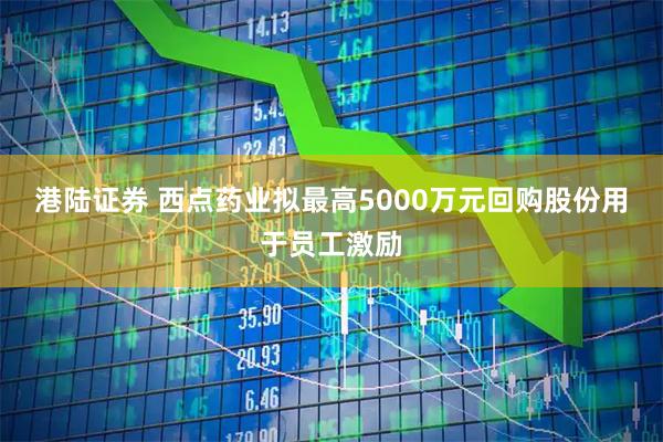 港陆证券 西点药业拟最高5000万元回购股份用于员工激励